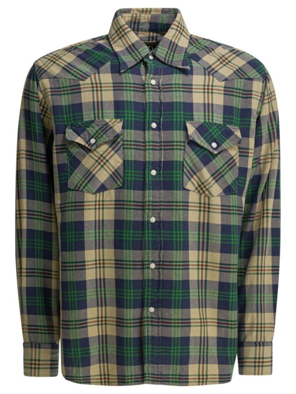 Kapital Columbia-Check Husky Western Shirt Tag Size 2 Men